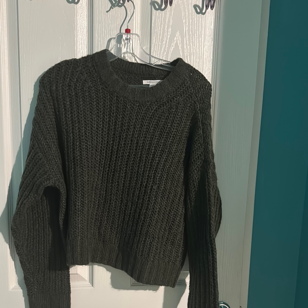 Cozy Olive Green Women's Sweater
